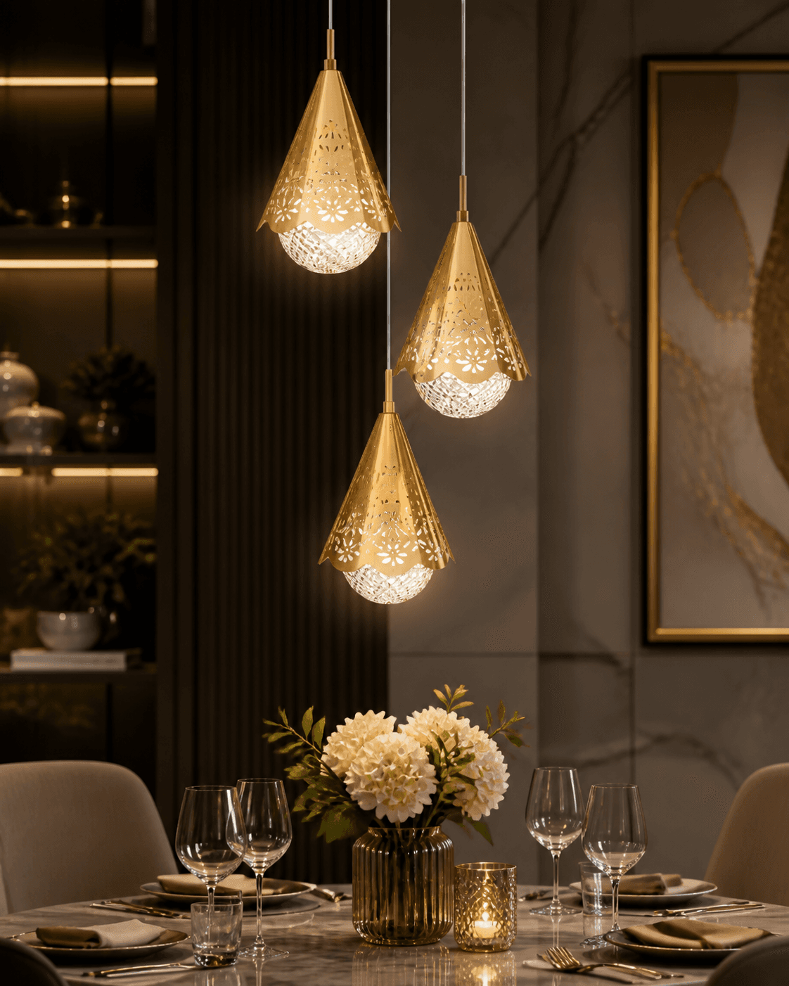 Modern 3-Light Cluster