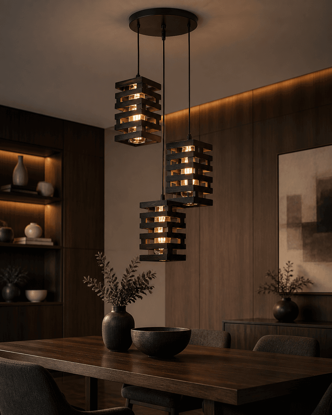 Modern 3-Light Cluster