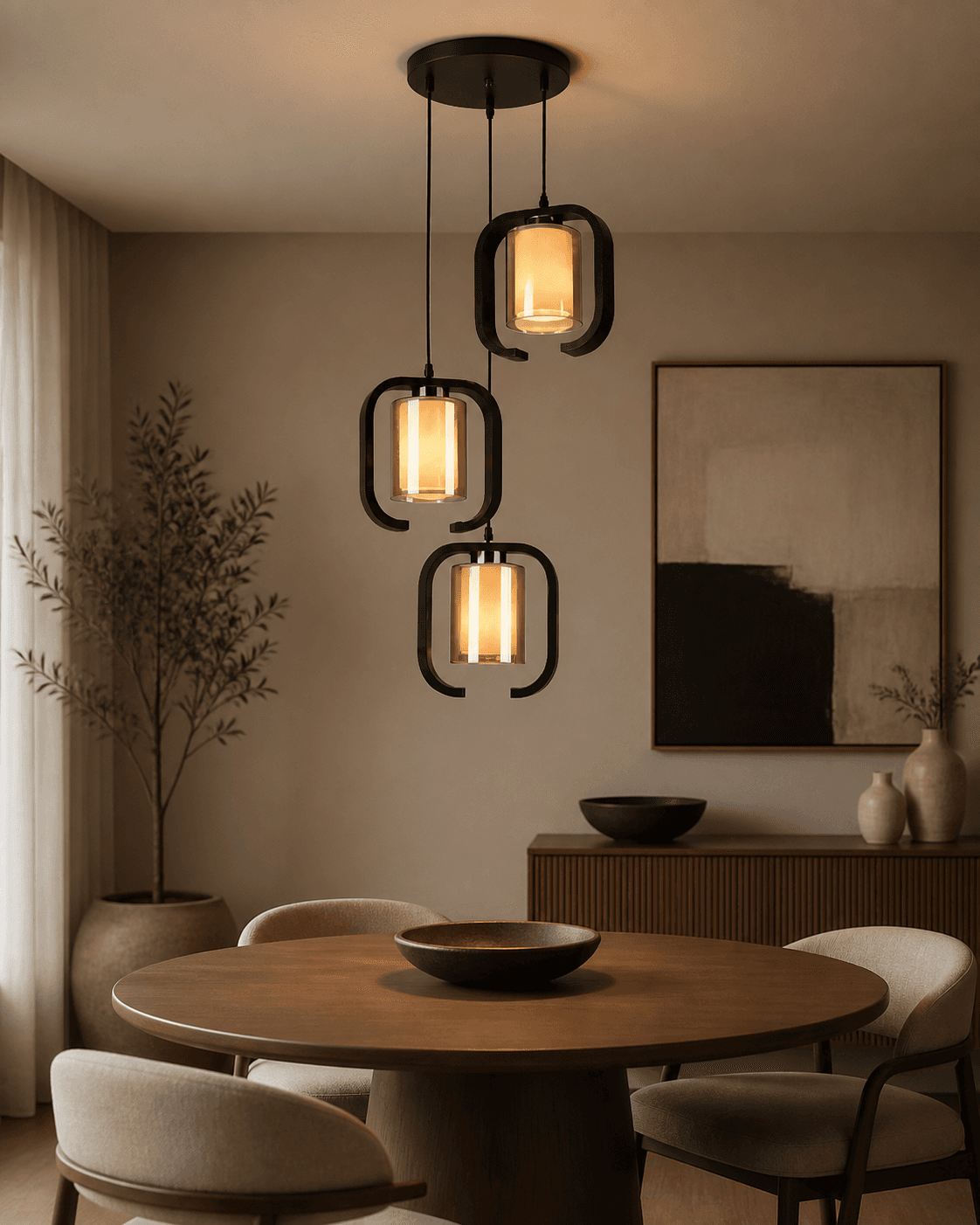 Modern 3-Light Cluster