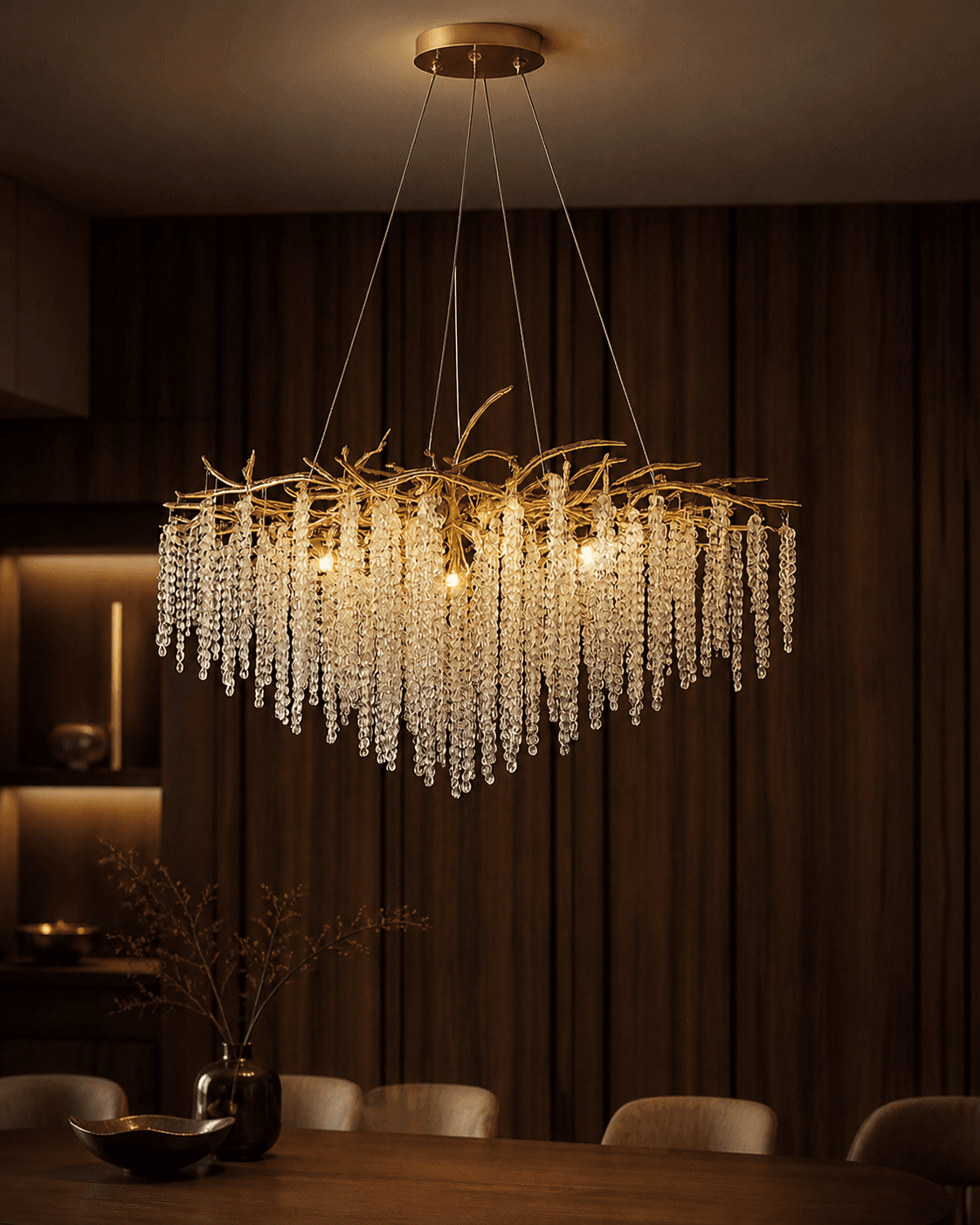 Luxurious Gold Chandelier