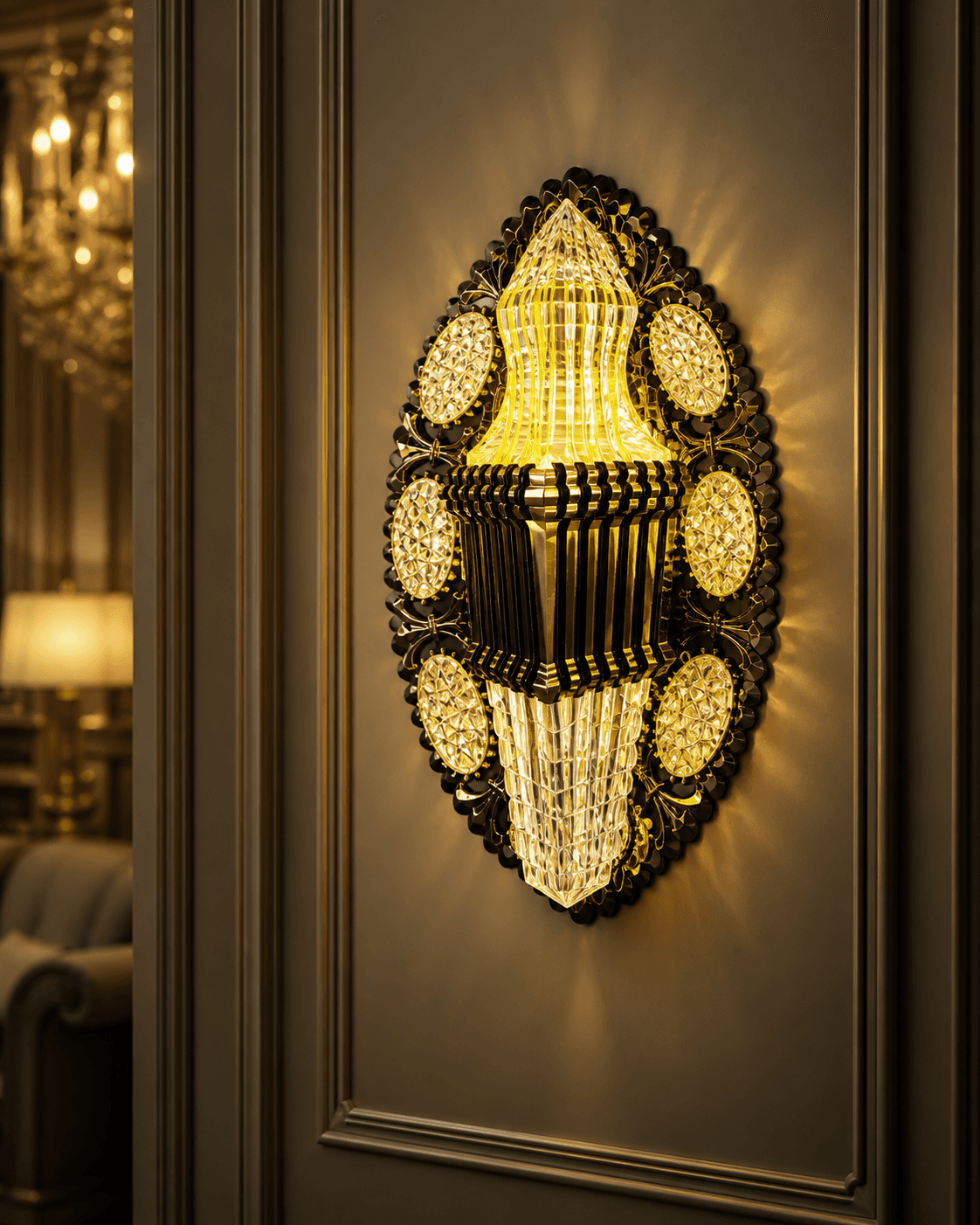 Luxury Crystal Wall Light