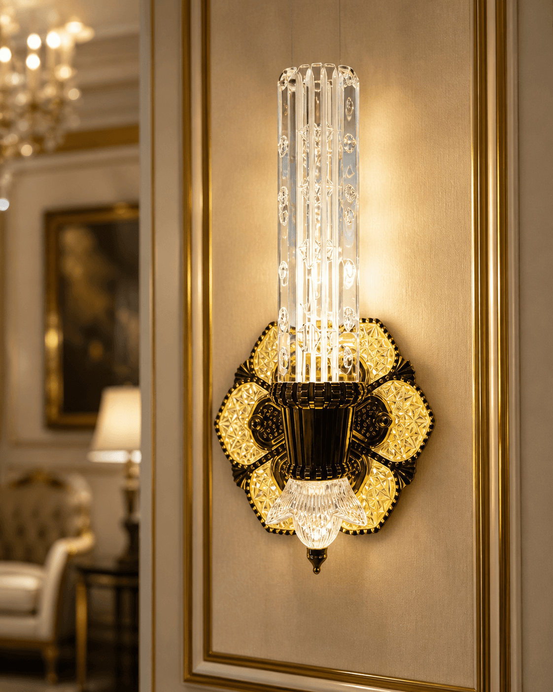 Luxury Crystal Wall Light