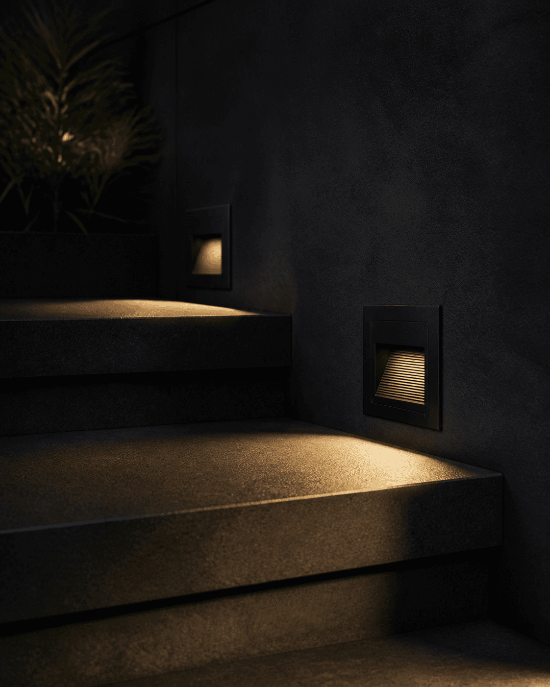 Square Recessed LED Step Light