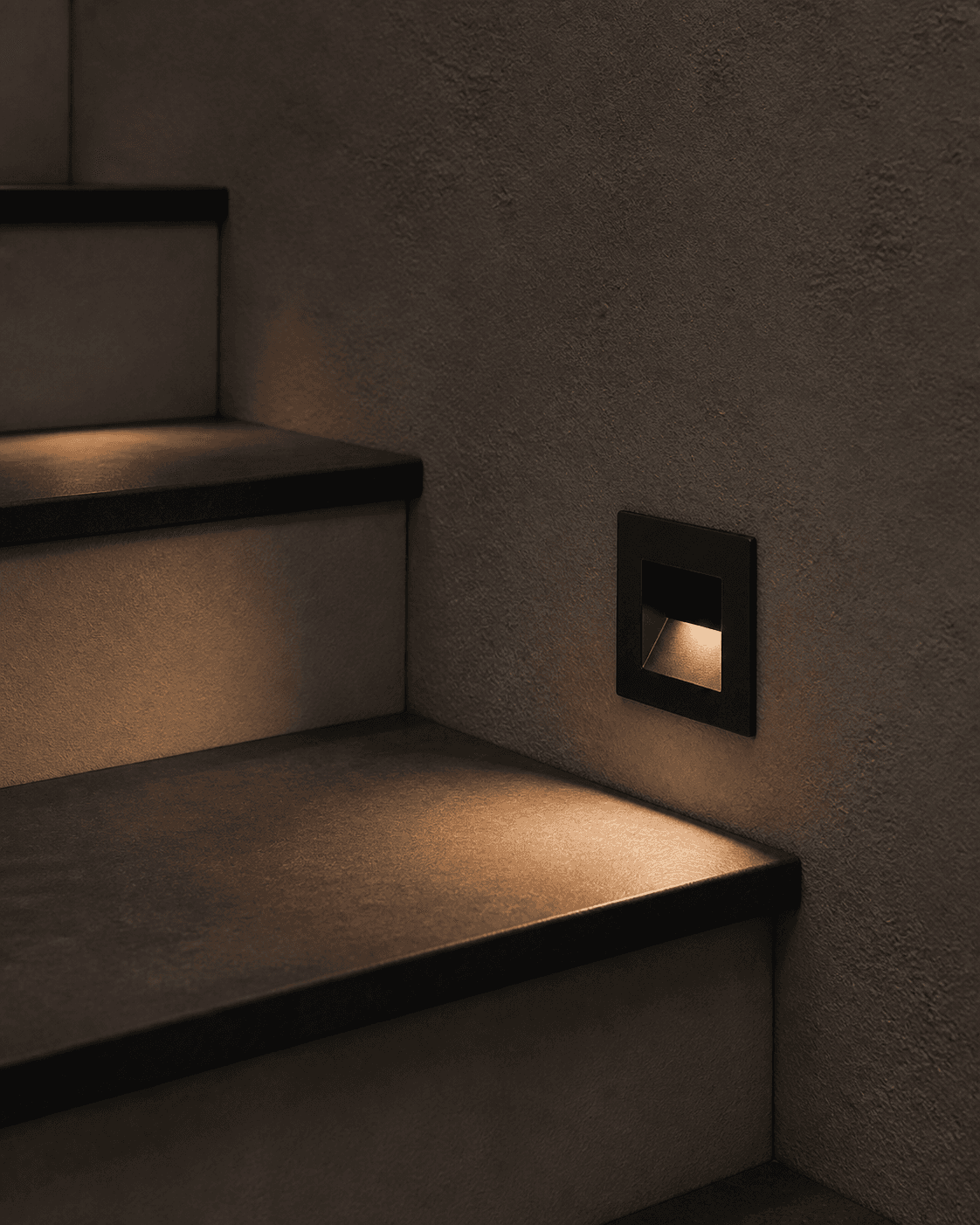 Square Recessed LED Step Light