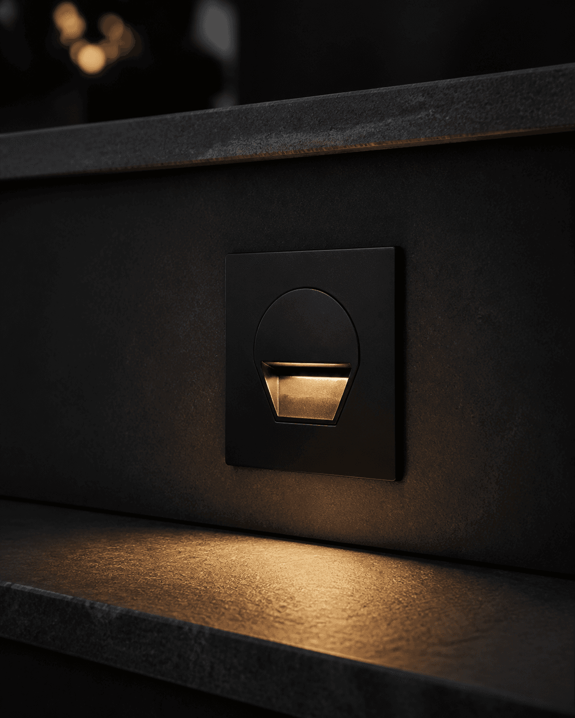 Square Recessed LED Step Light