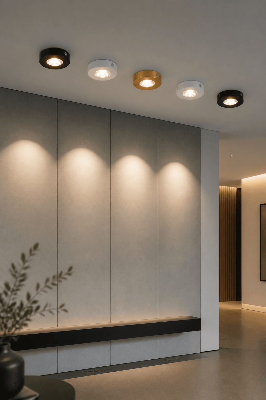 Round Surface Mounted LED Spot Light