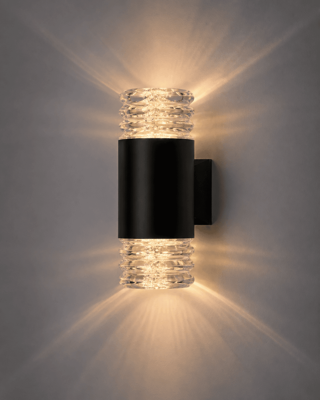 Ripple Crystal Dual Up-Down LED Wall Light