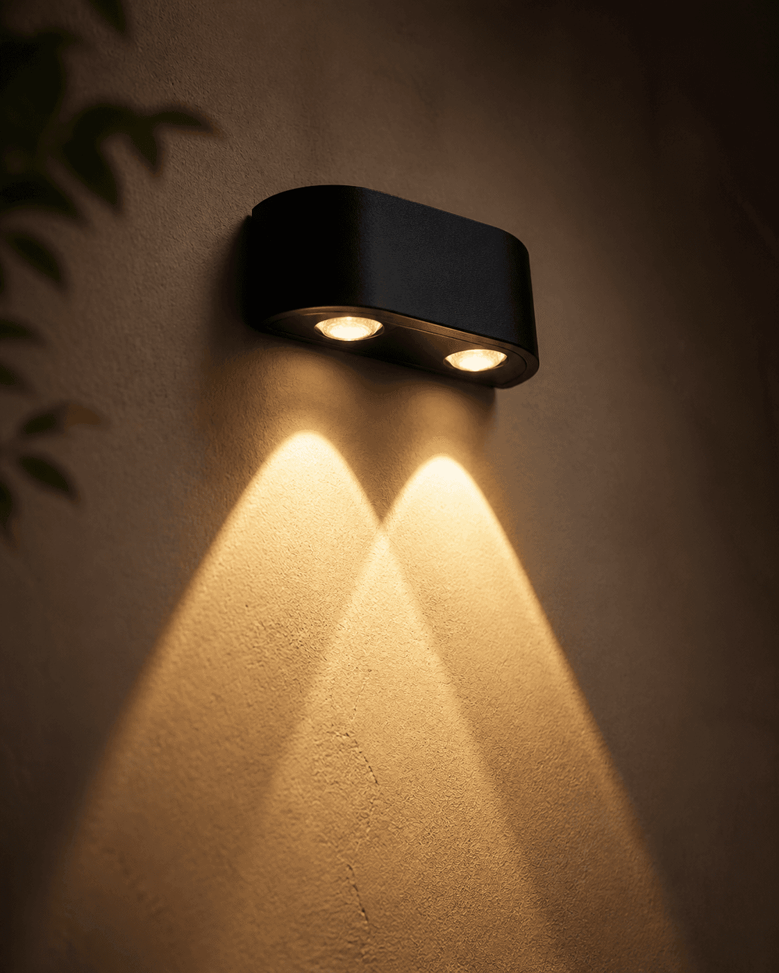 Twin Down Beam Wall Light