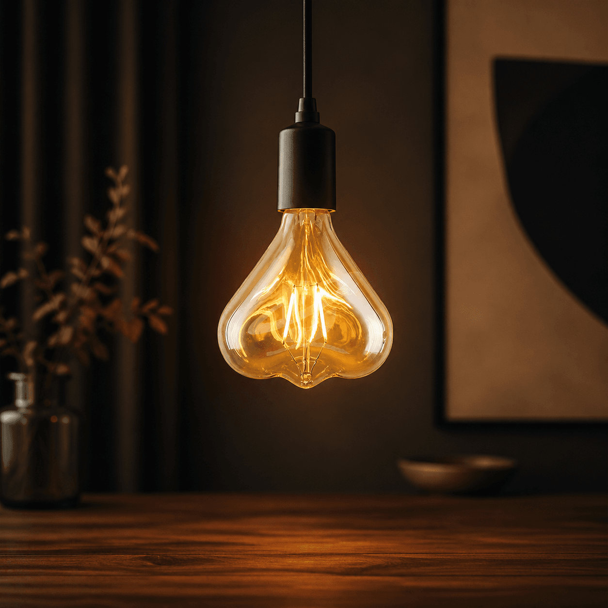 Heart Shape Filament LED Bulb