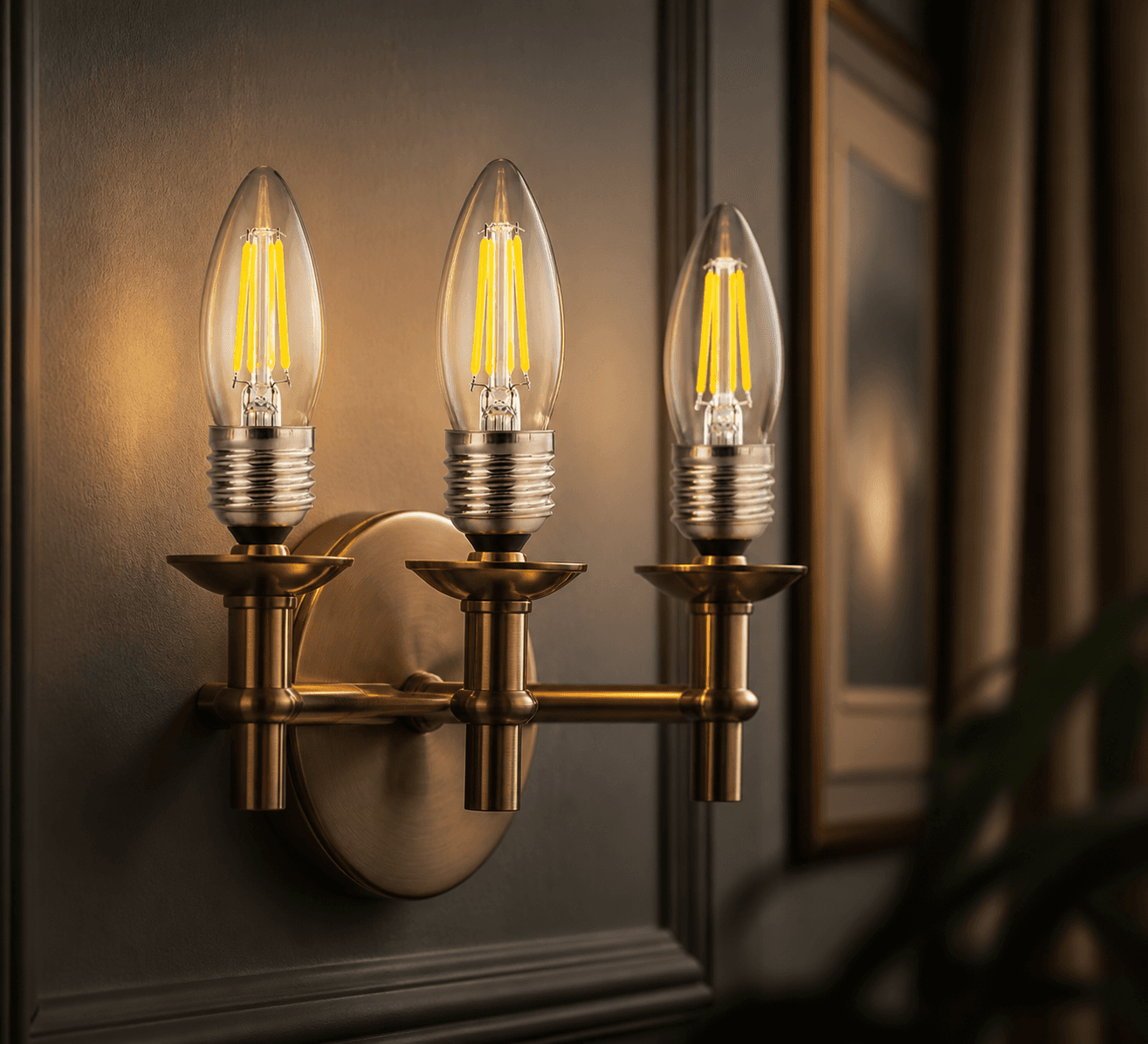 Classic Candle Filament LED Bulbs